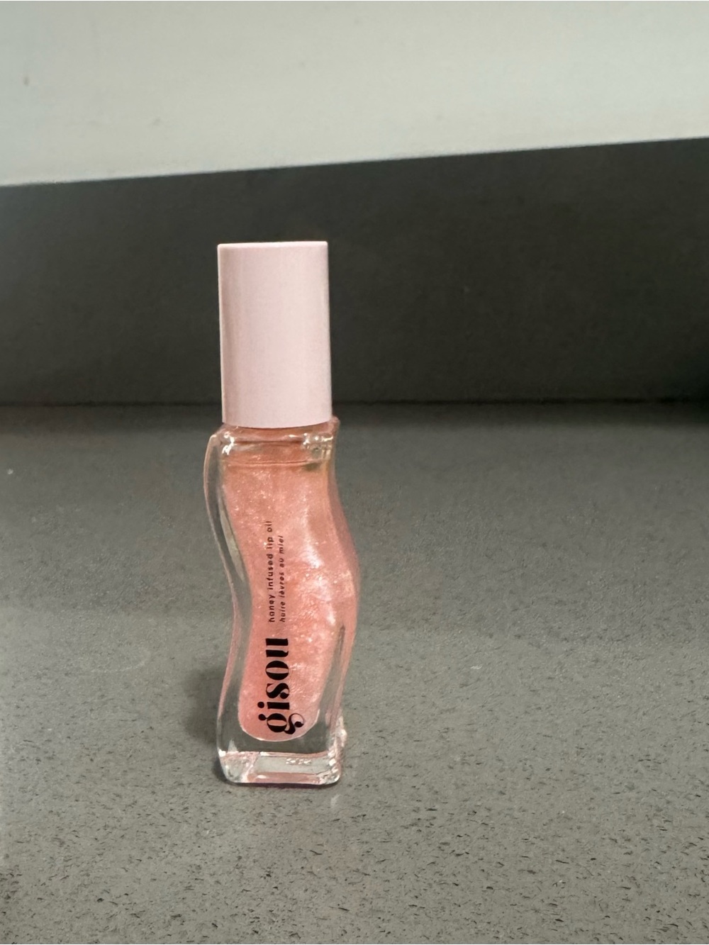 Gisou Pink Shimmer Lip Gloss — Sheer Sparkling Pink